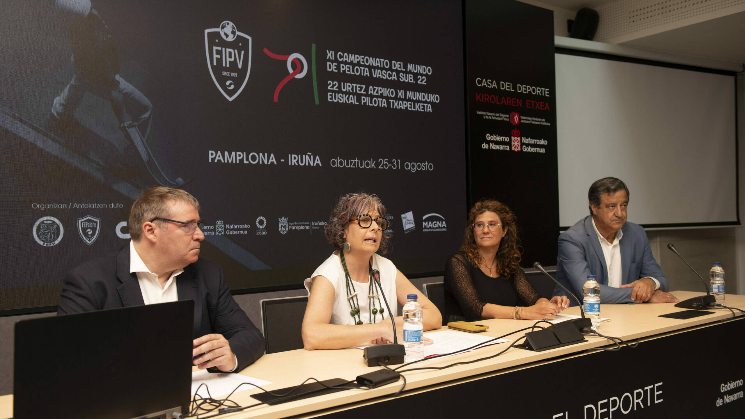 fotografía de presentación: Pamplona acogerá el XI Mundial de Pelota Vasca Sub-22